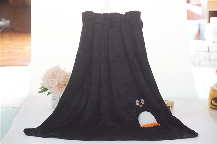 Cartoon Double Sided Flannel Christmas Blanket