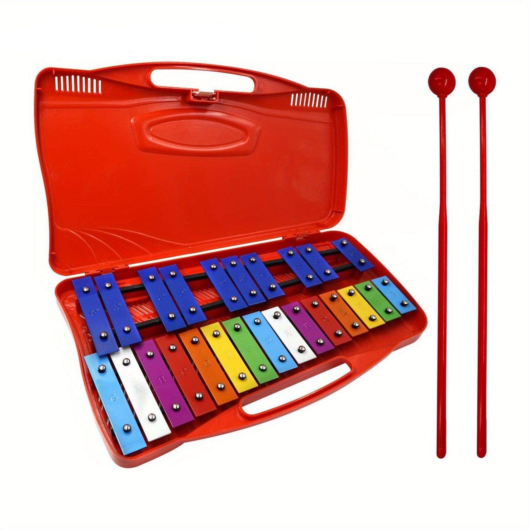 Maliben | Xylofun | Musical Discovery - Colorful Xylophone With Carry Case