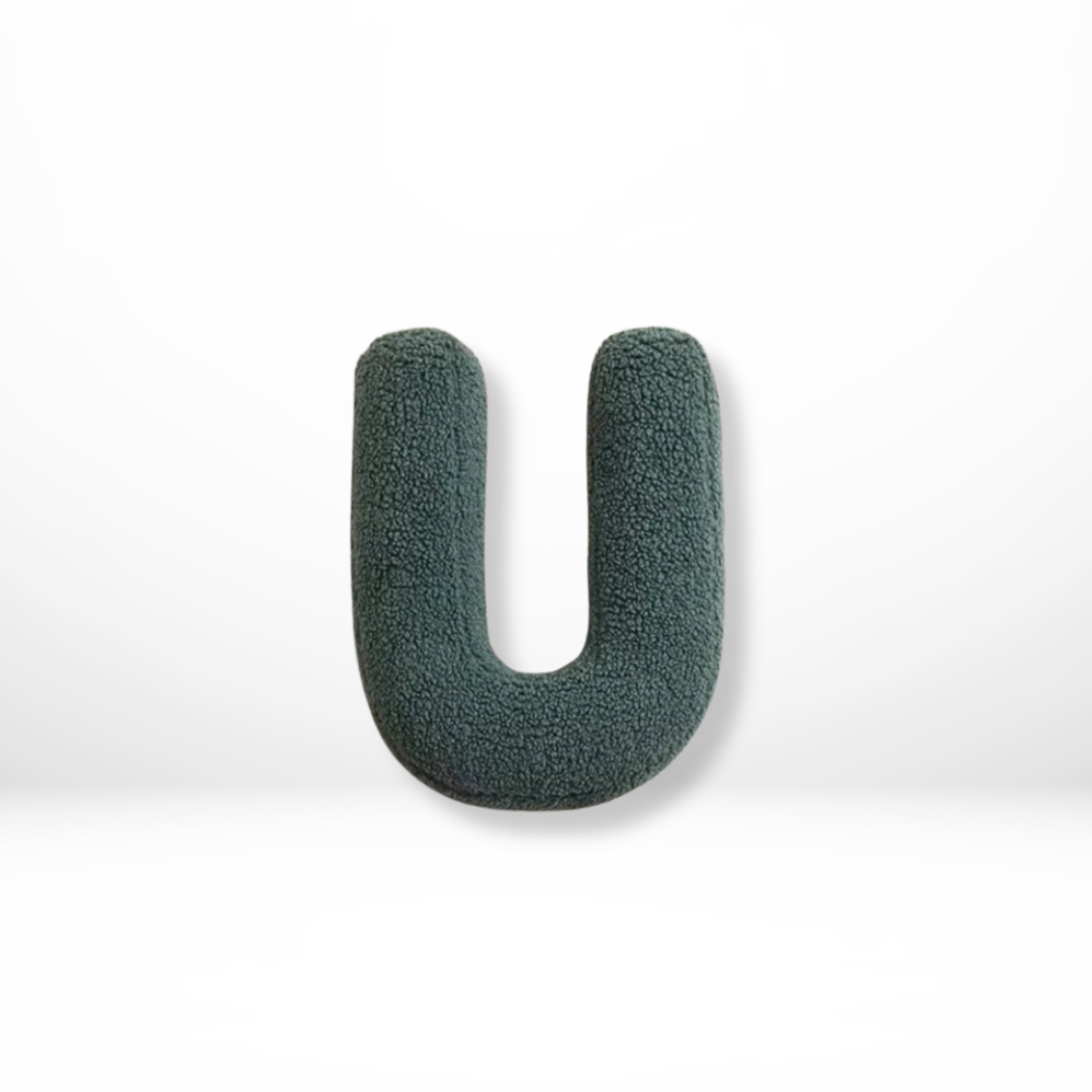 Maliben | Velvet Alphabet Decorative Cushion With Letters A To Z