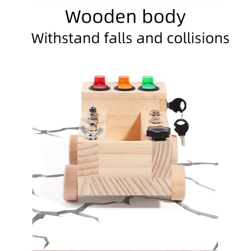 Maliben | Montessori Busy Board - Learn And Play With Leds