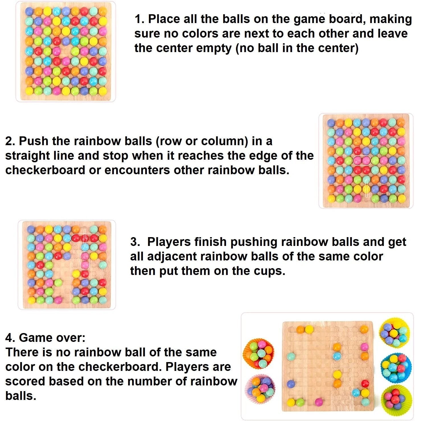 Maliben | Wooden Board Bead Game