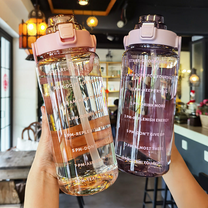 Maliben | Large Plastic Cup Portable Water Bottle