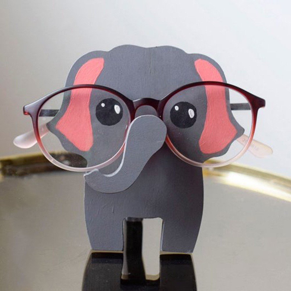 Maliben | Wooden Glasses Stand With Animals