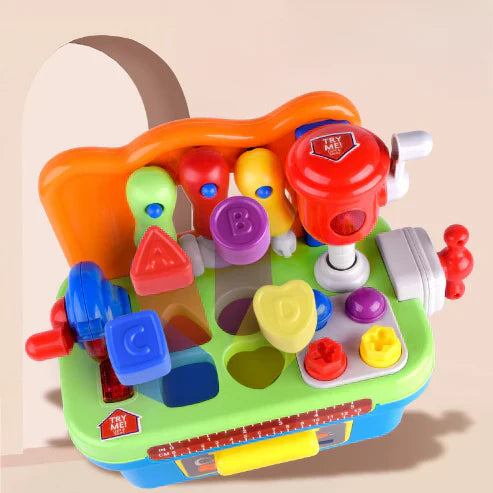 Maliben | Workbench – Interactive Learning Toy For Children With Tools & Shapes
