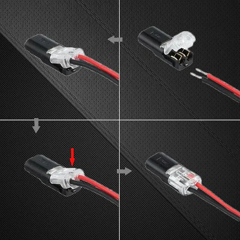 Maliben | Double-Wire Push-In Connector With Locking Buckle