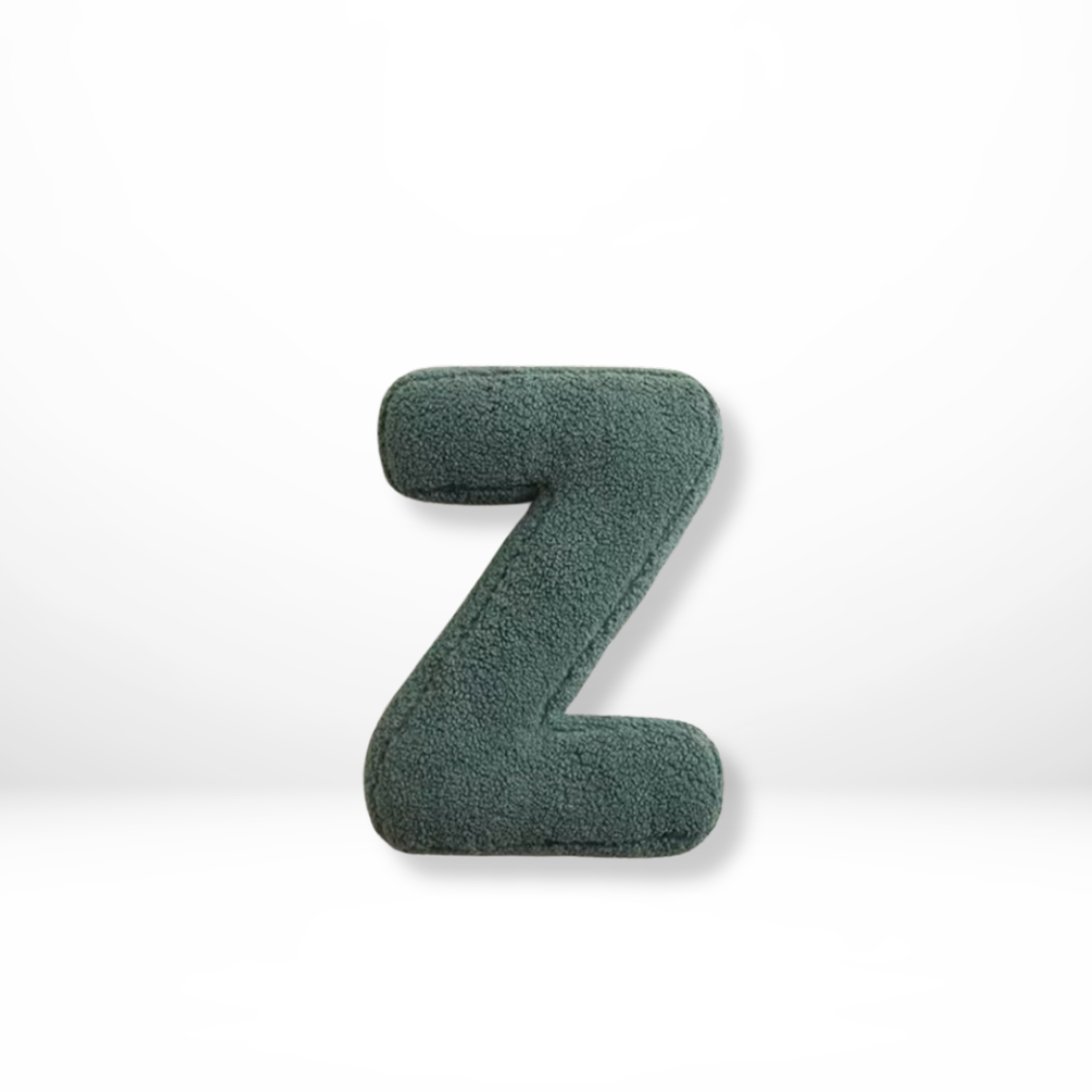 Maliben | Velvet Alphabet Decorative Cushion With Letters A To Z