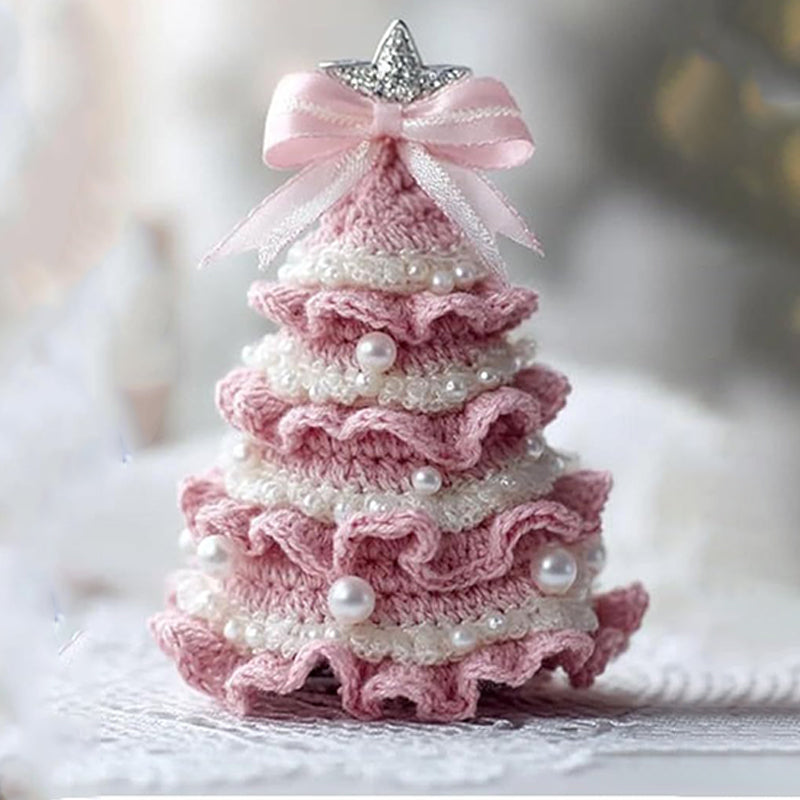 Maliben | Pearlpine – Elegant Hand-Crocheted Christmas Trees