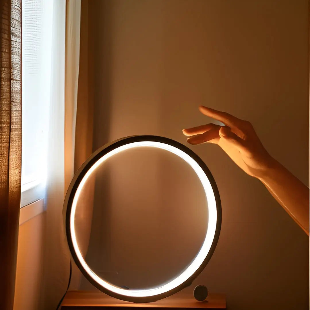 Maliben | Halo Glo Table Lamp: Elegant Led Lighting With Touch Control