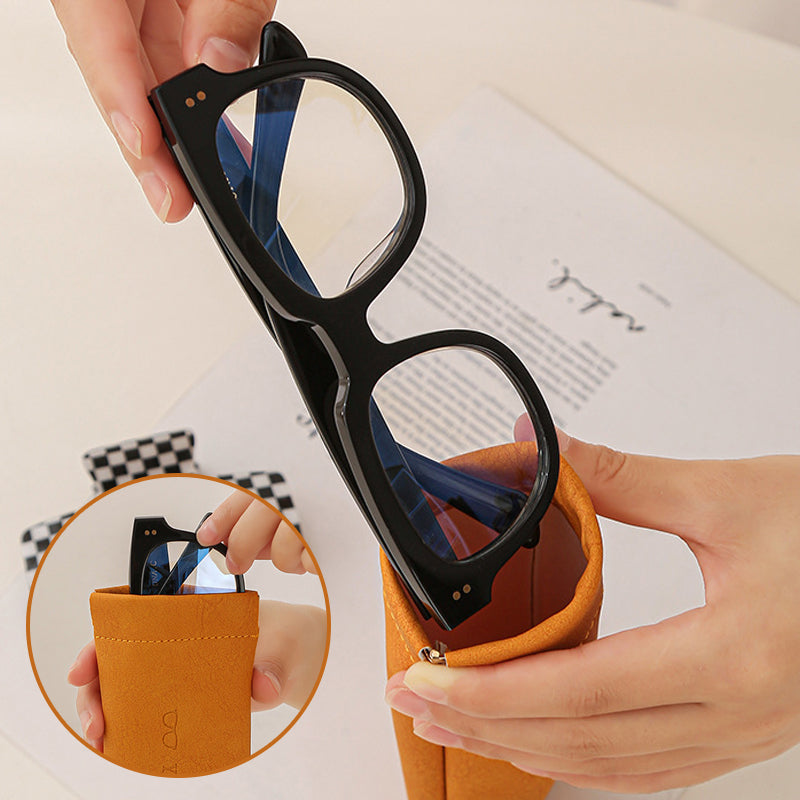 Maliben | Leather Storage Bag With Buckle
