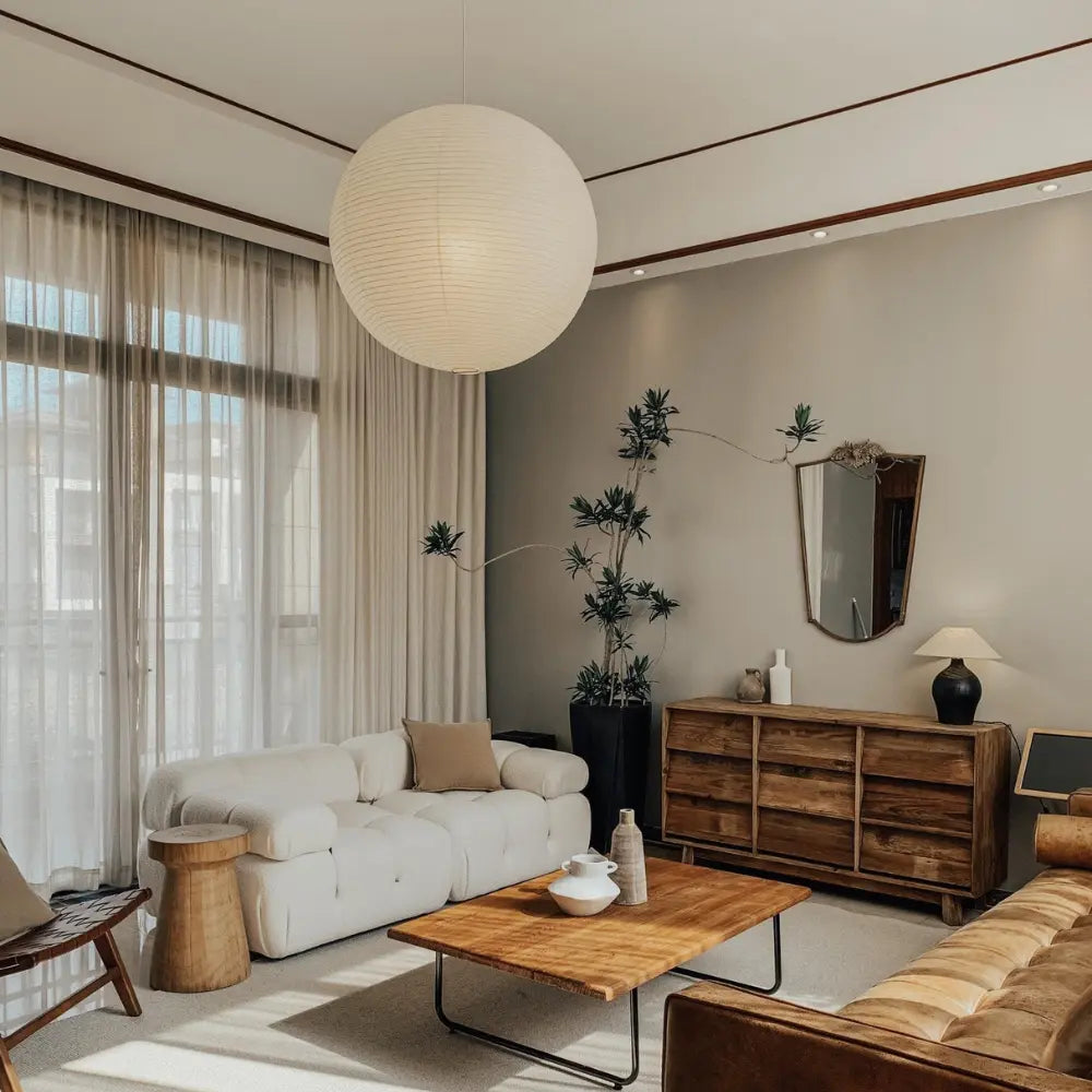 Maliben | Seiran Pendant - Minimalist Japandi Hanging Lamp