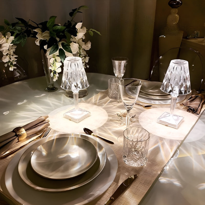 Maliben | Crystal Table Lamp With Touch Control - Lumecrystal