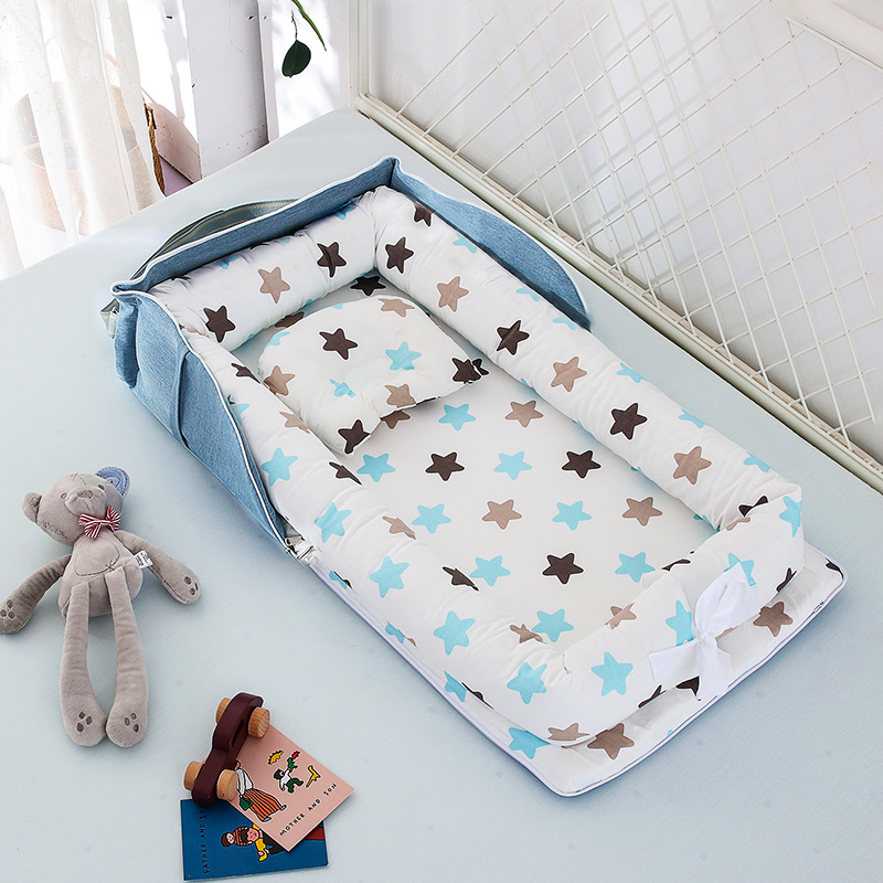 Maliben | Portable And Foldable Baby Bed With Pillow