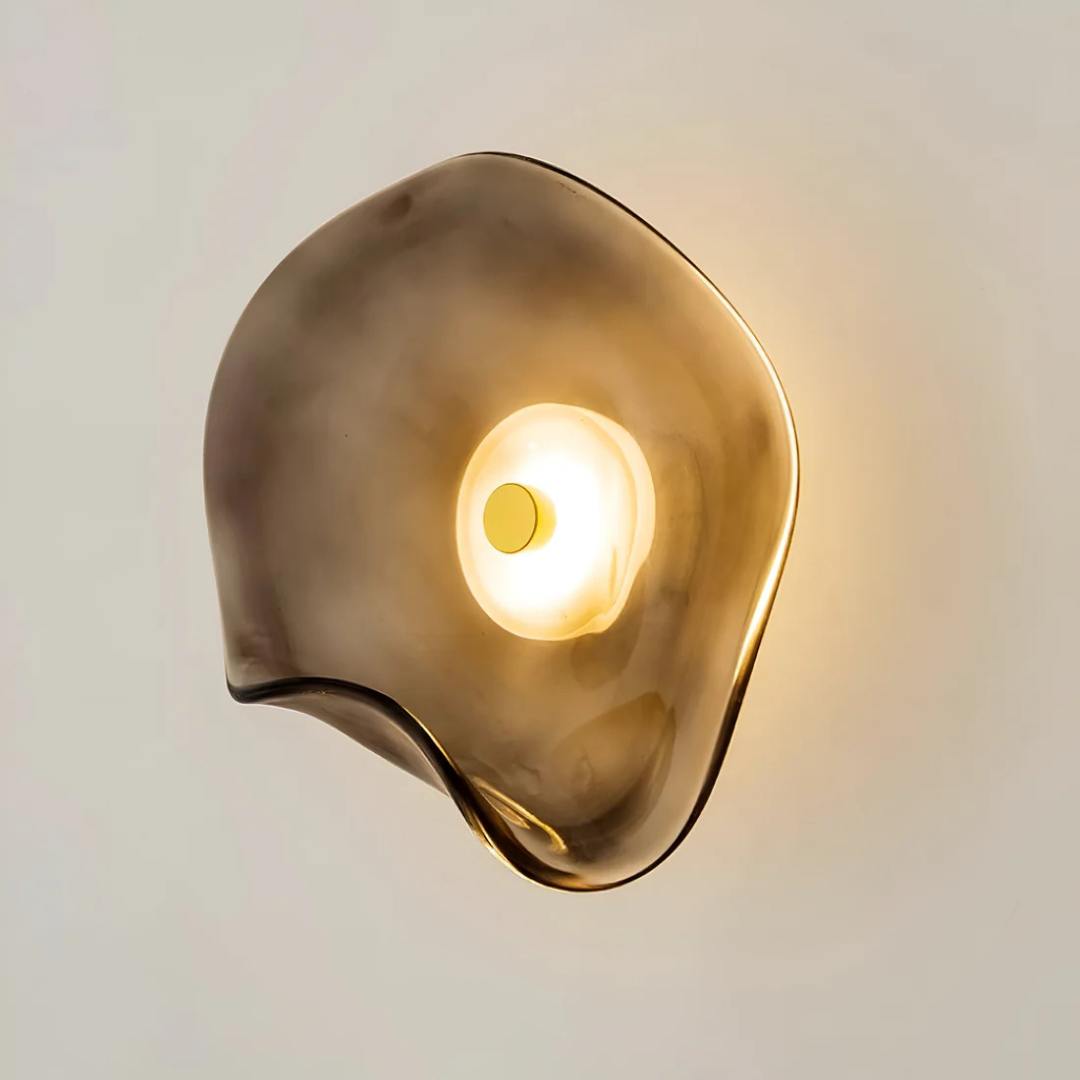 Maliben | Curved Glass Wall Lamp