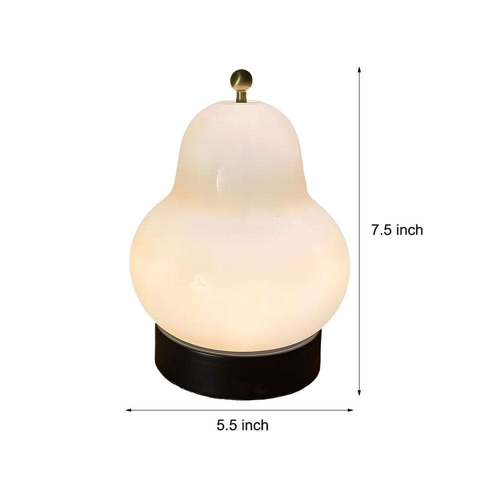 Maliben | Elegant Usb Pear-Shaped Table Lamp With Dimmable Led