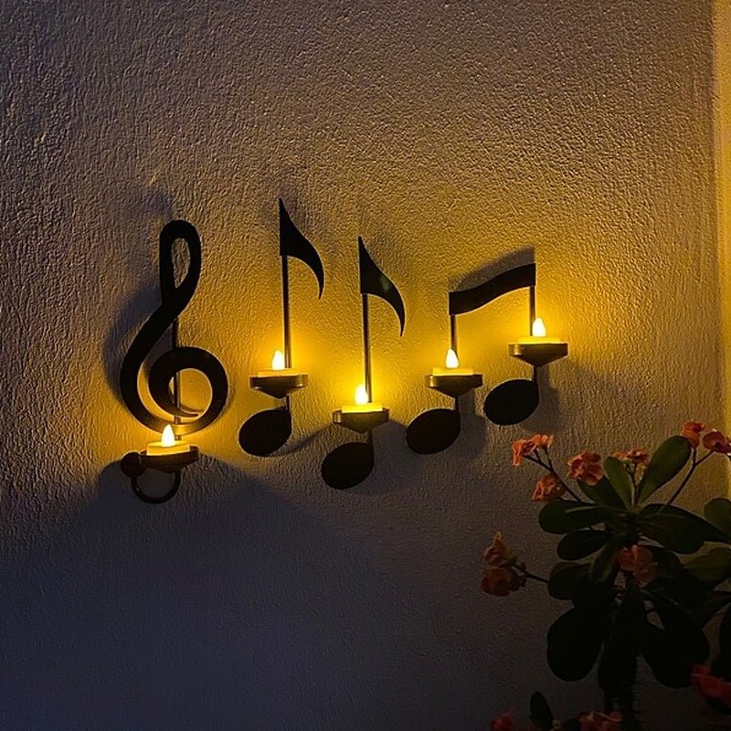 Maliben | Lyricglow - Elegant Chandelier - Music Note - Chic Ambiance