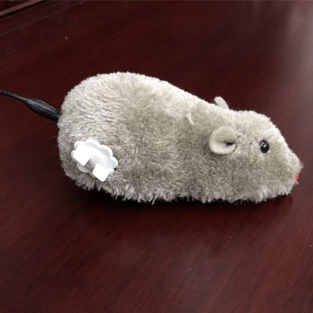 Wind-Up Interactive Cat Mouse Toy