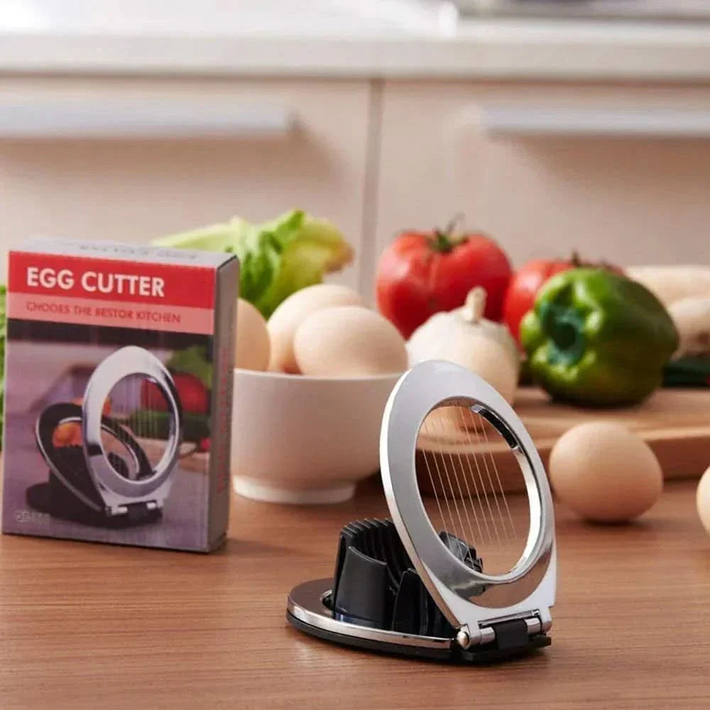 Maliben | StaInless Steel 3-in-1 Egg Slicer