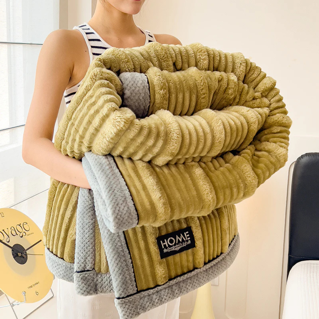 Maliben | Warm Plush Winter Blanket For Bed & Sofa