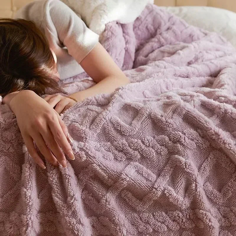 Maliben | Thick Winter Lambswool Blanket - Warmwool