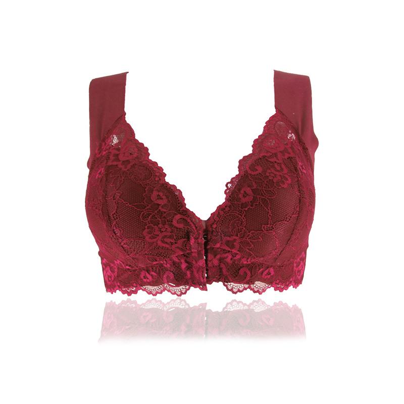 Maliben | Lace Bra With Front Buckle