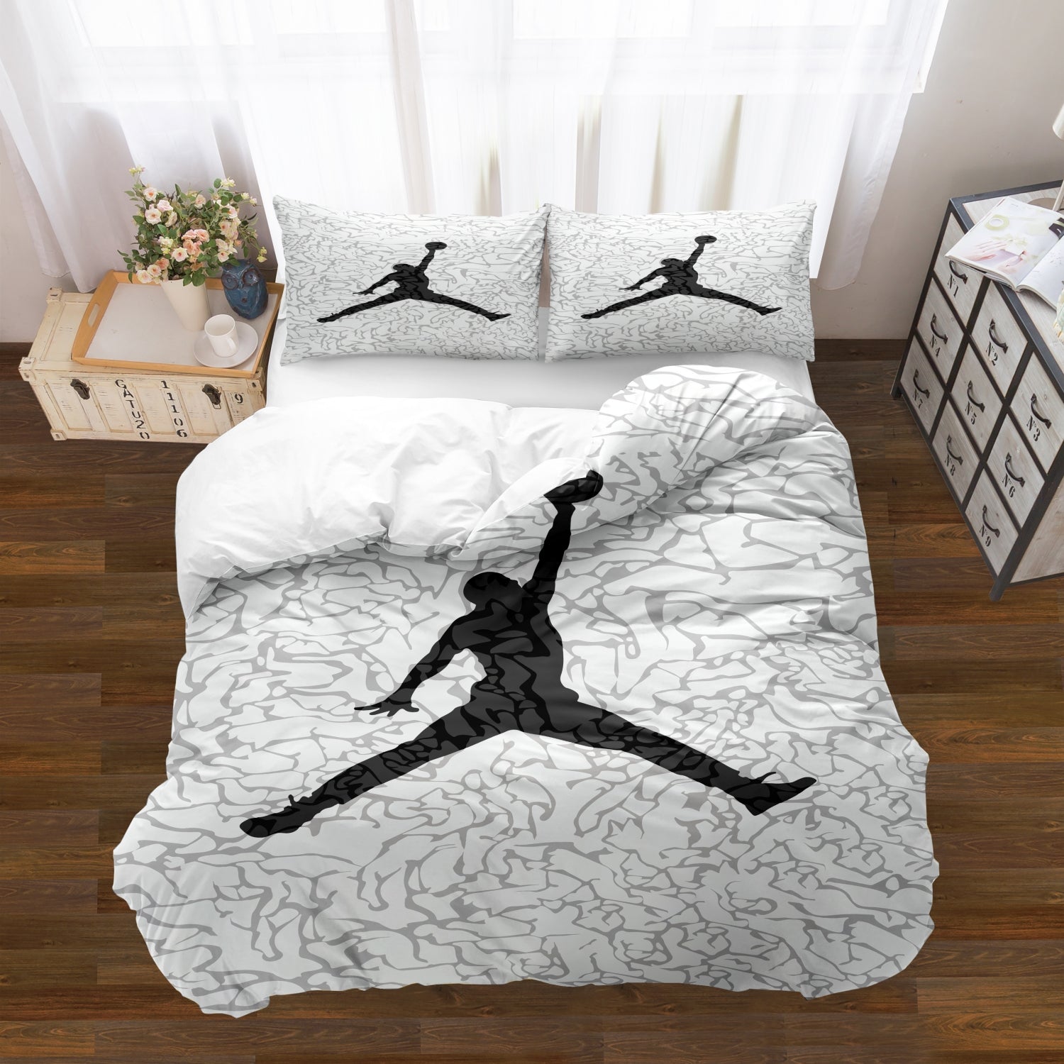 Maliben | Sporty Luxury Basketball Duvet Cover Set - Ultimate Sleep Comfort
