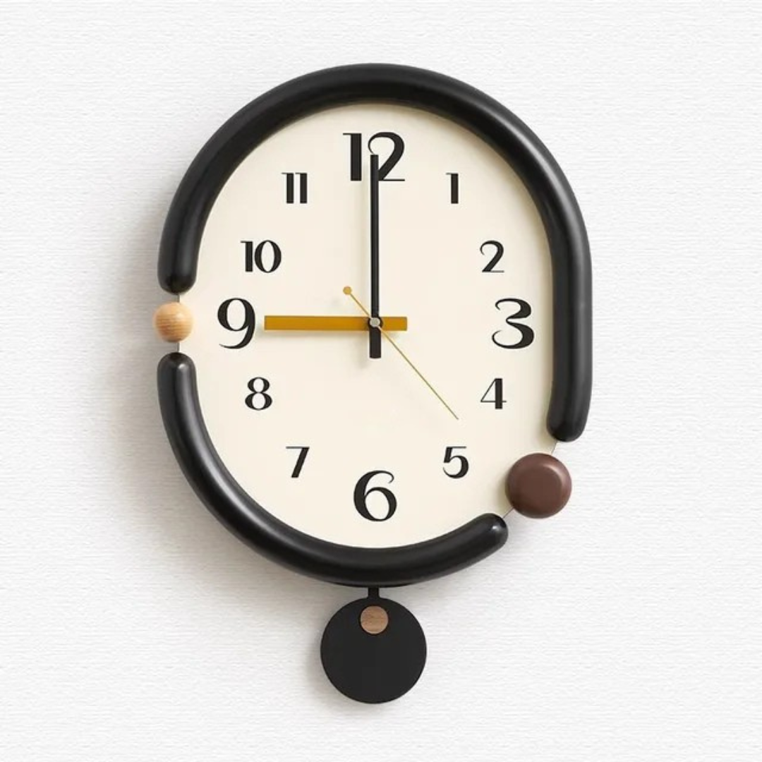 Maliben Luxury Wall Clock — Minimalist, Silent Movement