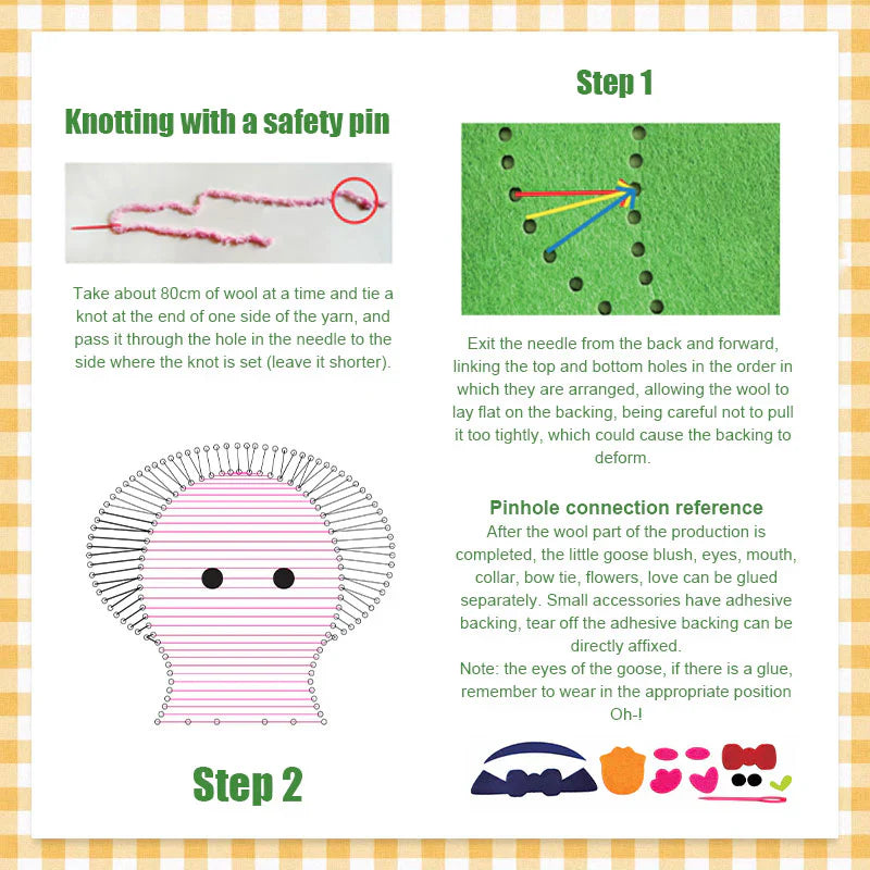 Maliben | Diy Embroidery Doll Kit For Kids — Unleash Playful Creativity And Pride In Little Hands!