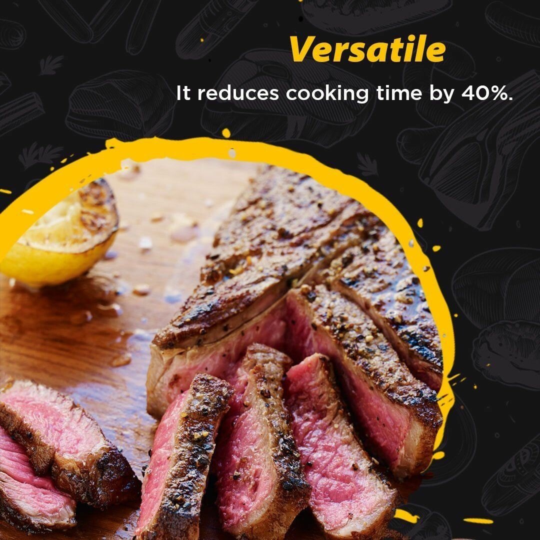 Maliben | 🥩Multi-Function Stainless Steel Quick Press Meat Tenderizer