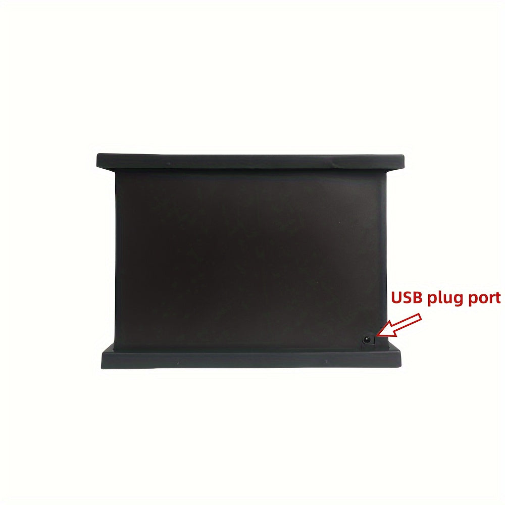 Maliben | Cozy Rectangular Fireplace Lantern Stove Lamp - Realistic Simulation Flame Lights
