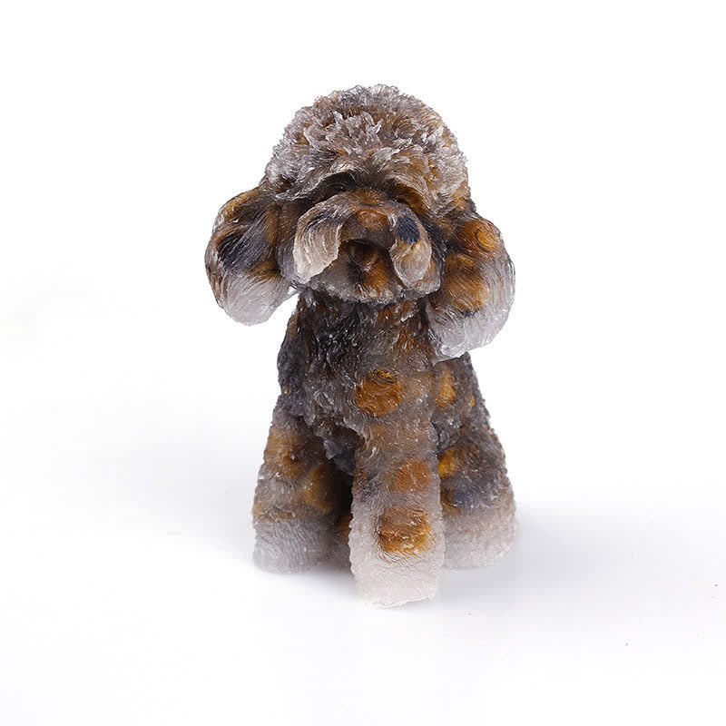 Maliben | Natural Crystal Poodle Gemstone Decoration