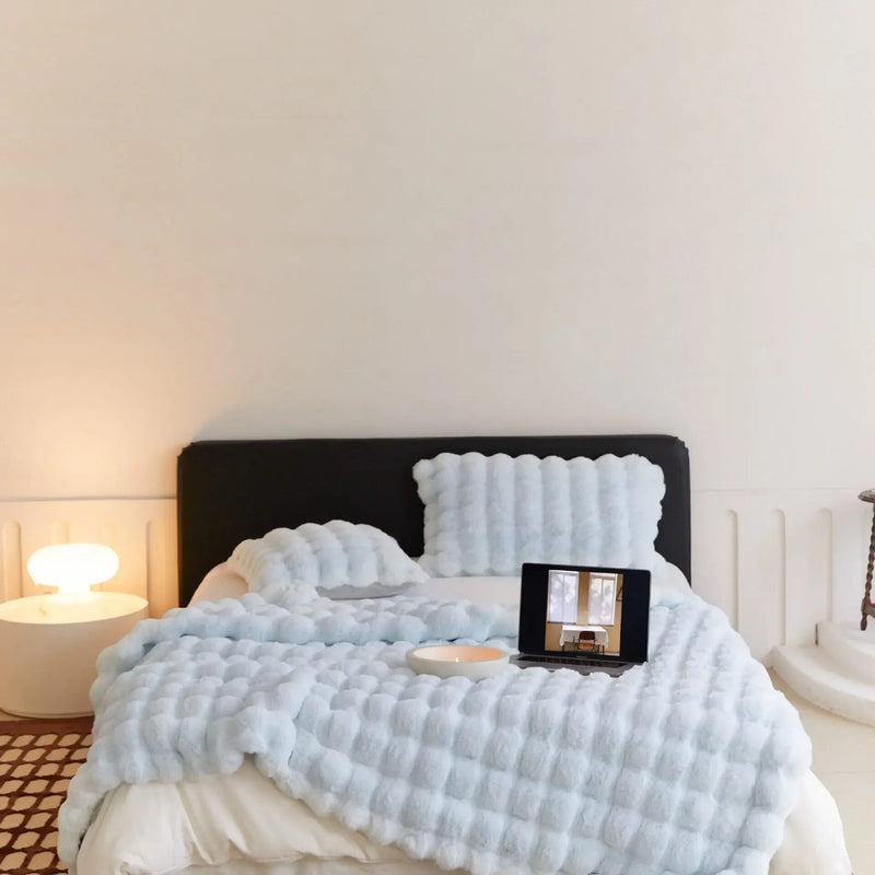 Maliben | Snugglesoft Plush Blanket | Reversible | Year-Round Warmth | Fleece