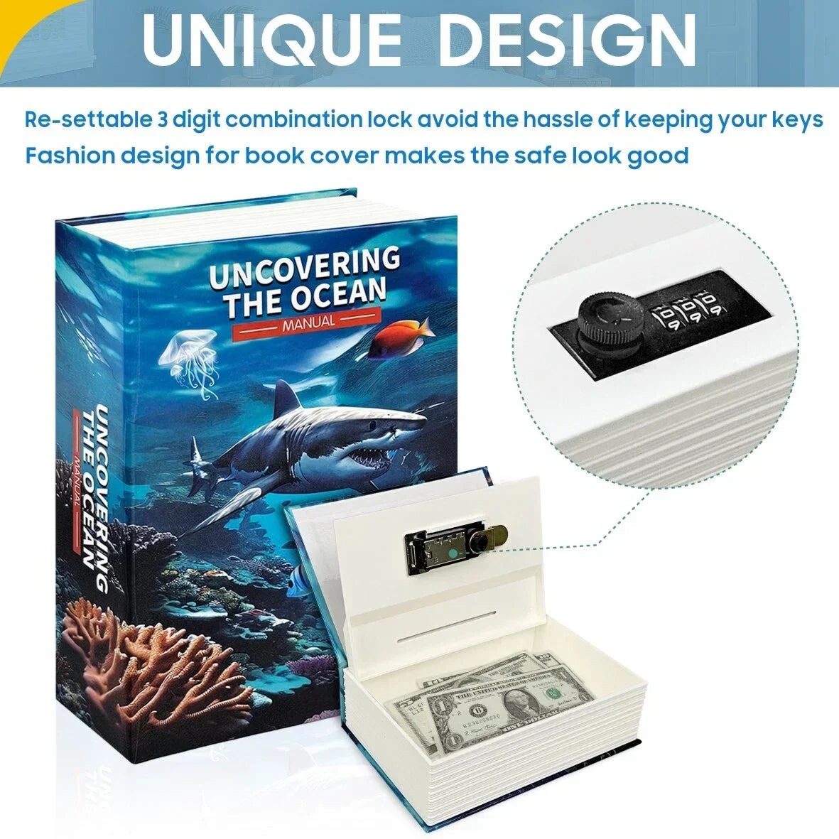 Maliben | Hidden Book Vault Safe Box