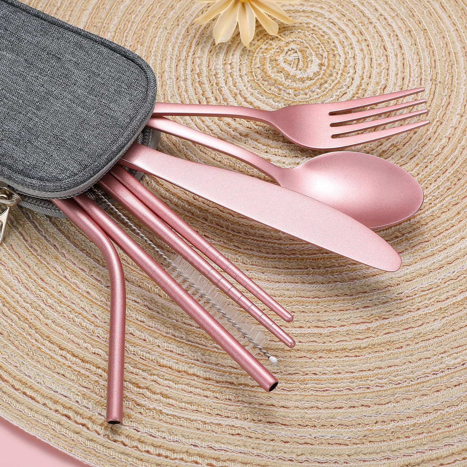 Maliben | Cutlery Set Gocutlery | 4-Piece For On The Go | Stainless Steel & Bpa-Free | With Transport Case