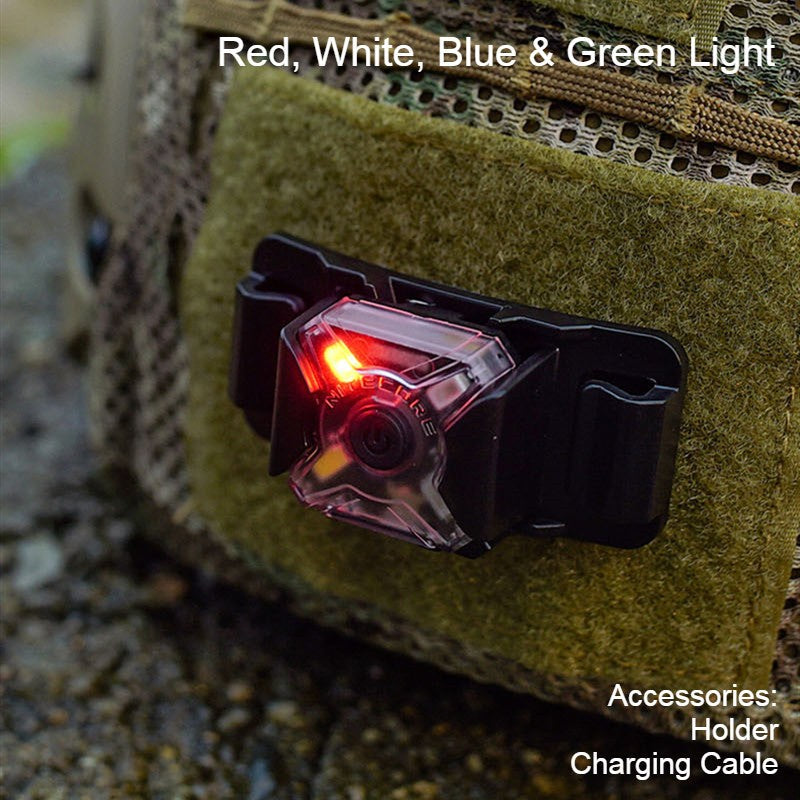 Maliben | Mini Portable Rechargeable Headlamp, With Headband & Bike Stand Set, For Camping, Cycling & More