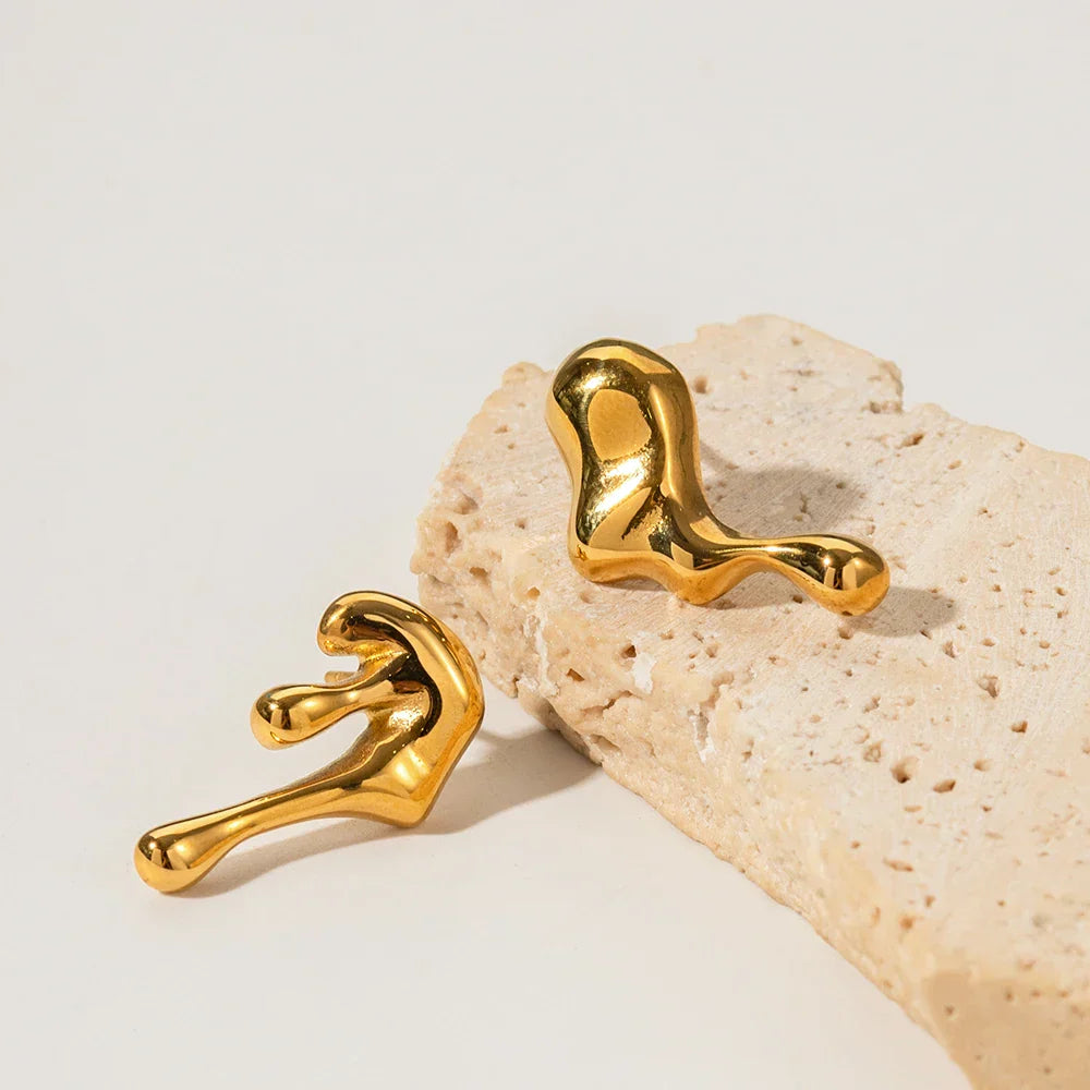 Maliben | Dainty Melt Earrings