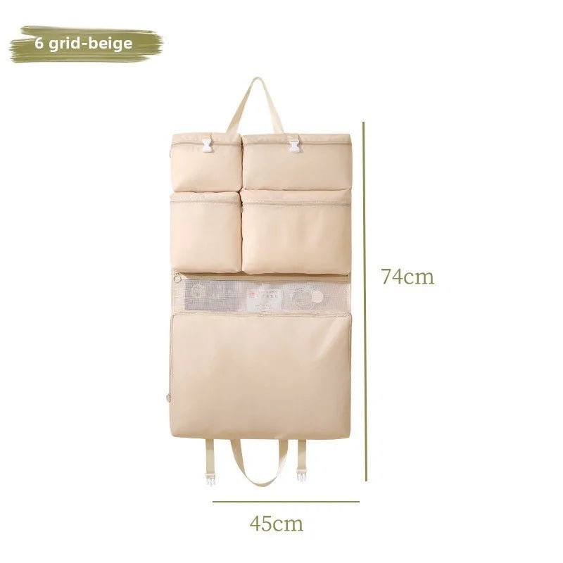 Maliben | Packwonder Hanging Travel Bag | Compact & Foldable | With Multiple Compartments | Stylish Organizer