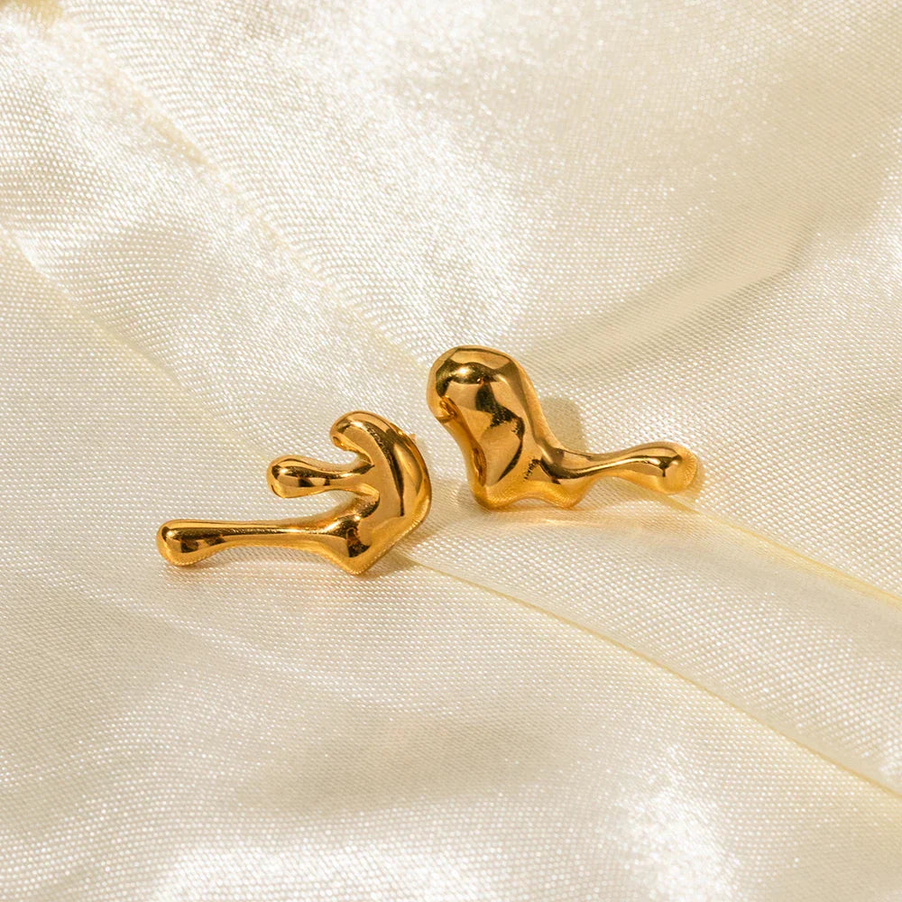 Maliben | Dainty Melt Earrings