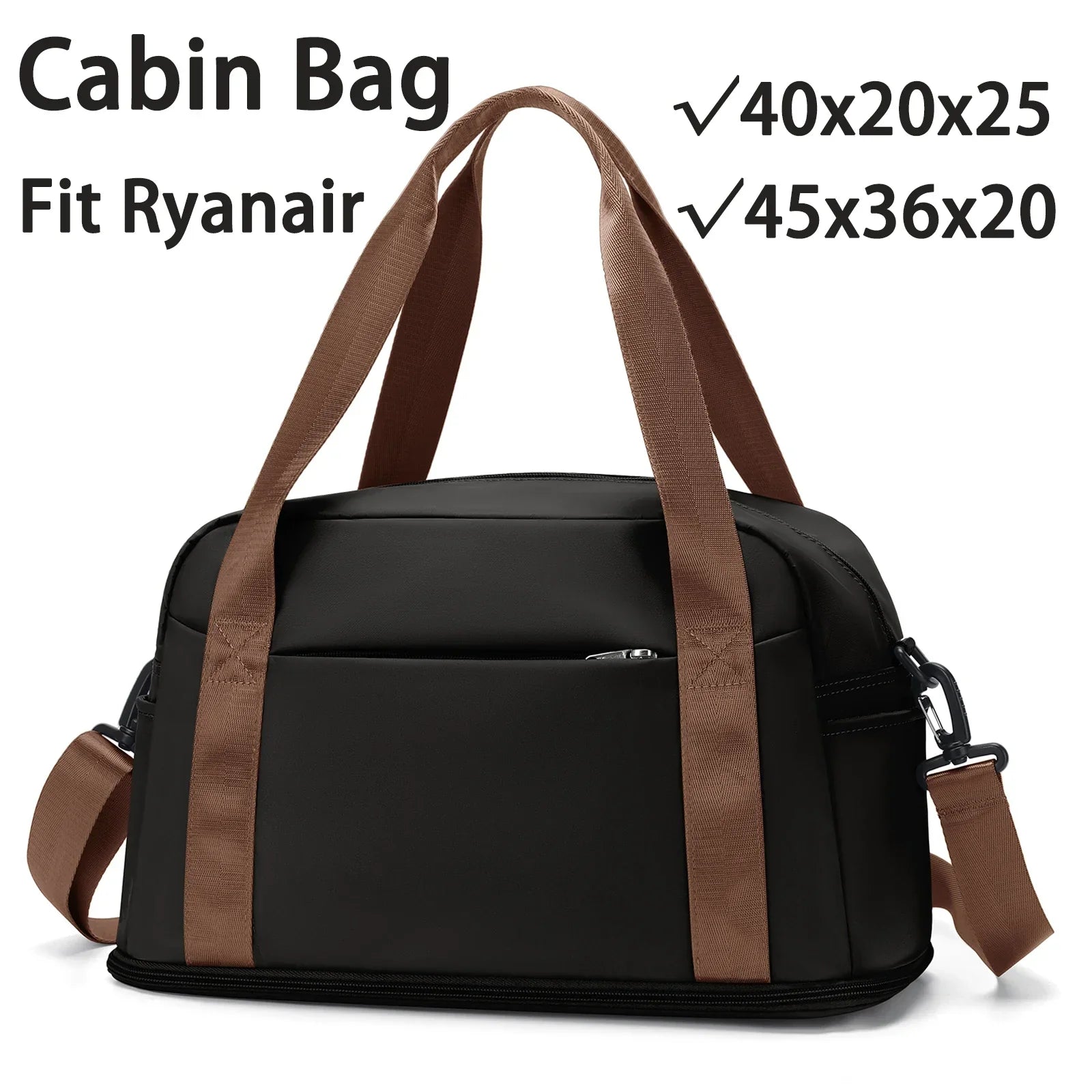 Maliben | Travel Bag "Skyvora" | Maximum Size For Hand Luggage | Light & Versatile | 40x20x25 Cm & 45x36x20 Cm