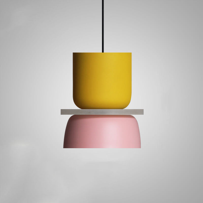 Maliben | Nordic Colorful Macaron 1 Light Led Pendant Lamp