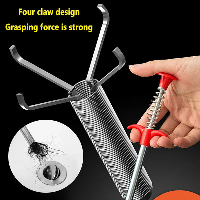 Maliben | Drain Cleaning Tool With Effortless Four-Claw Design