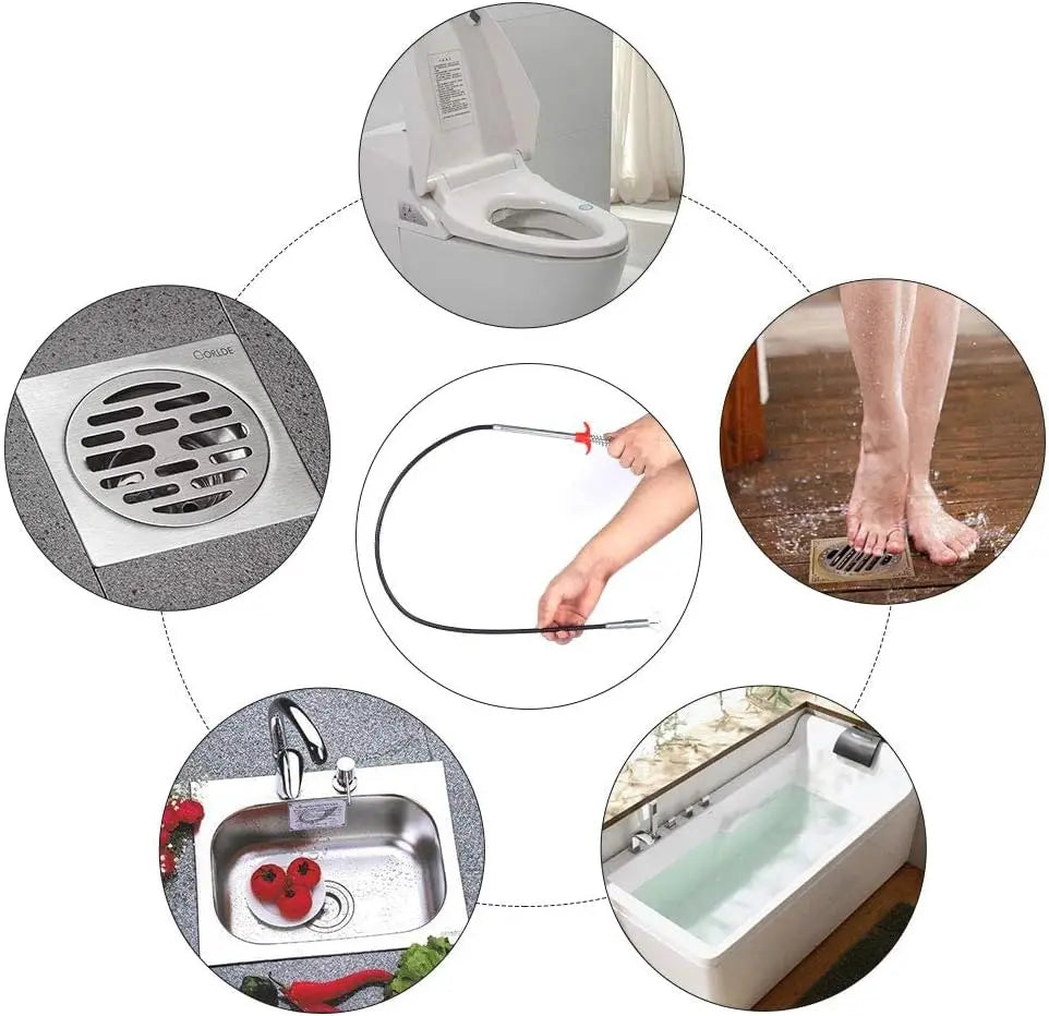 Maliben | Drain Cleaning Tool With Effortless Four-Claw Design