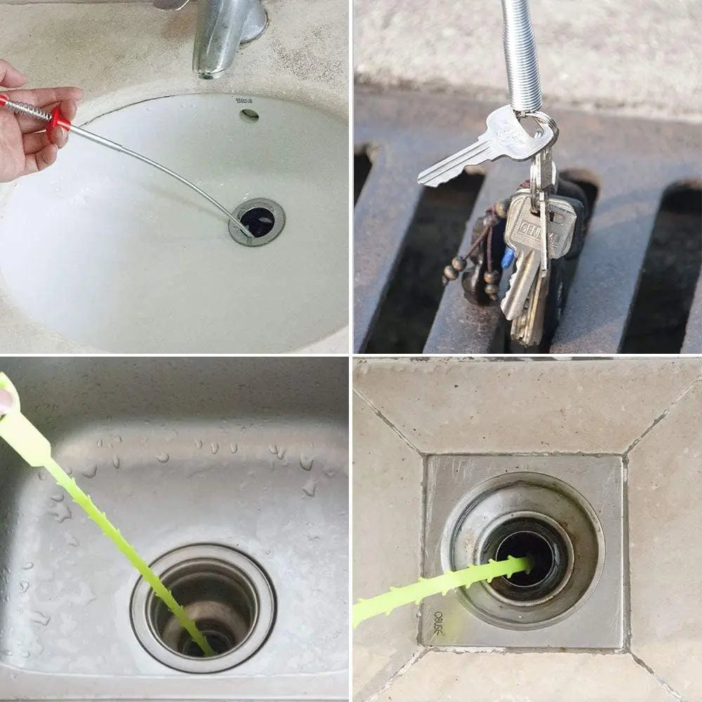Maliben | Drain Cleaning Tool With Effortless Four-Claw Design