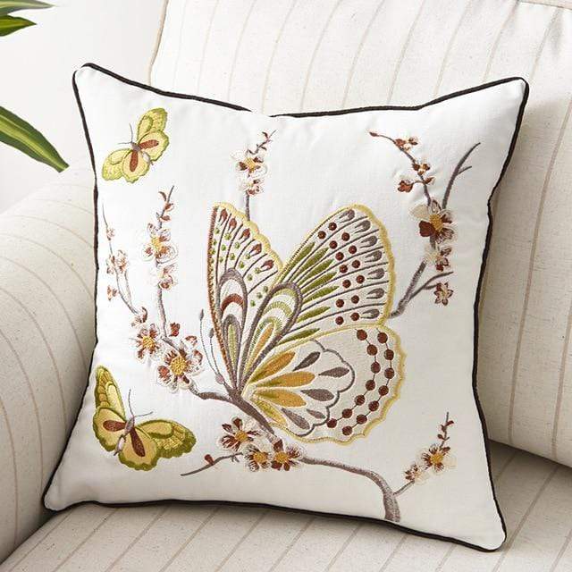 Maliben | Decorative Cushion With Embroidery In Country Style