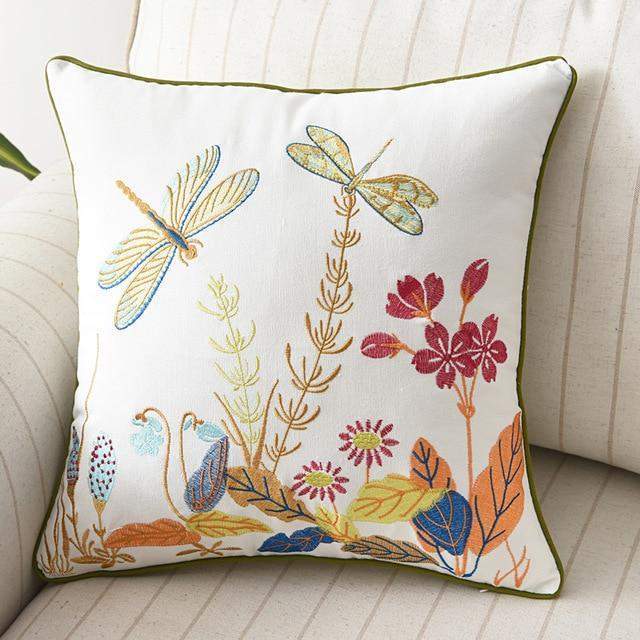 Maliben | Decorative Cushion With Embroidery In Country Style