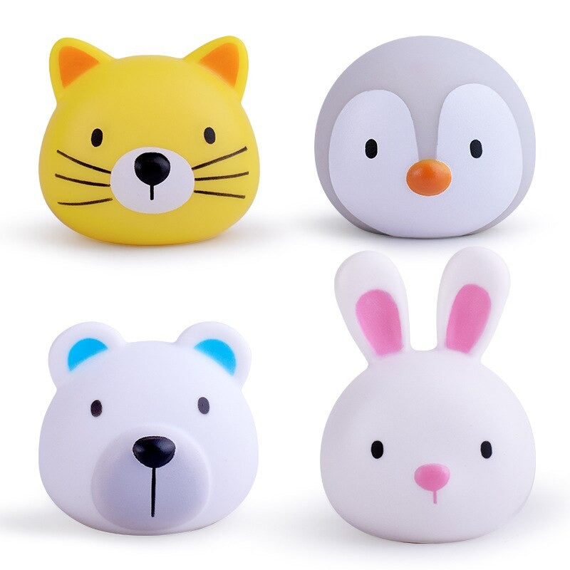 Maliben | Bright Bathing Friends Aqualumi | Interactive Bath Toy From 3 Years | With Light & Color Effects