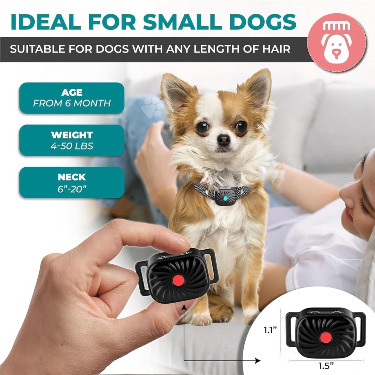 Maliben | Gentle training collar with sound & vibration