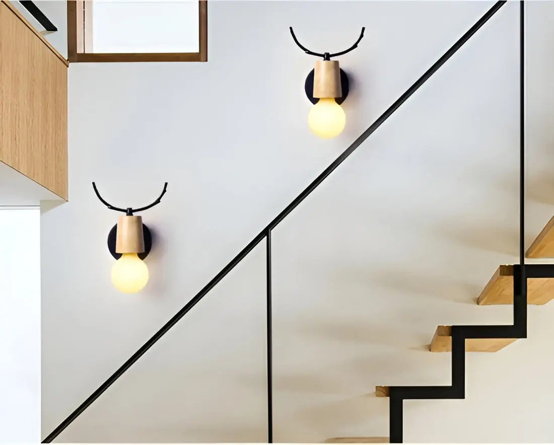 Maliben | Nordic Glow Antler Led Wall Lamp – Elegant & Energy Efficient Design