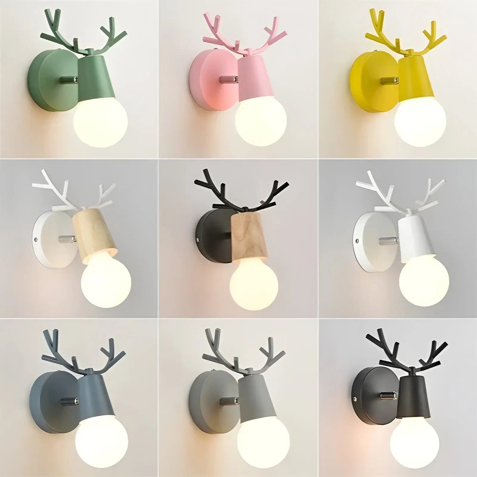 Maliben | Nordic Glow Antler Led Wall Lamp – Elegant & Energy Efficient Design