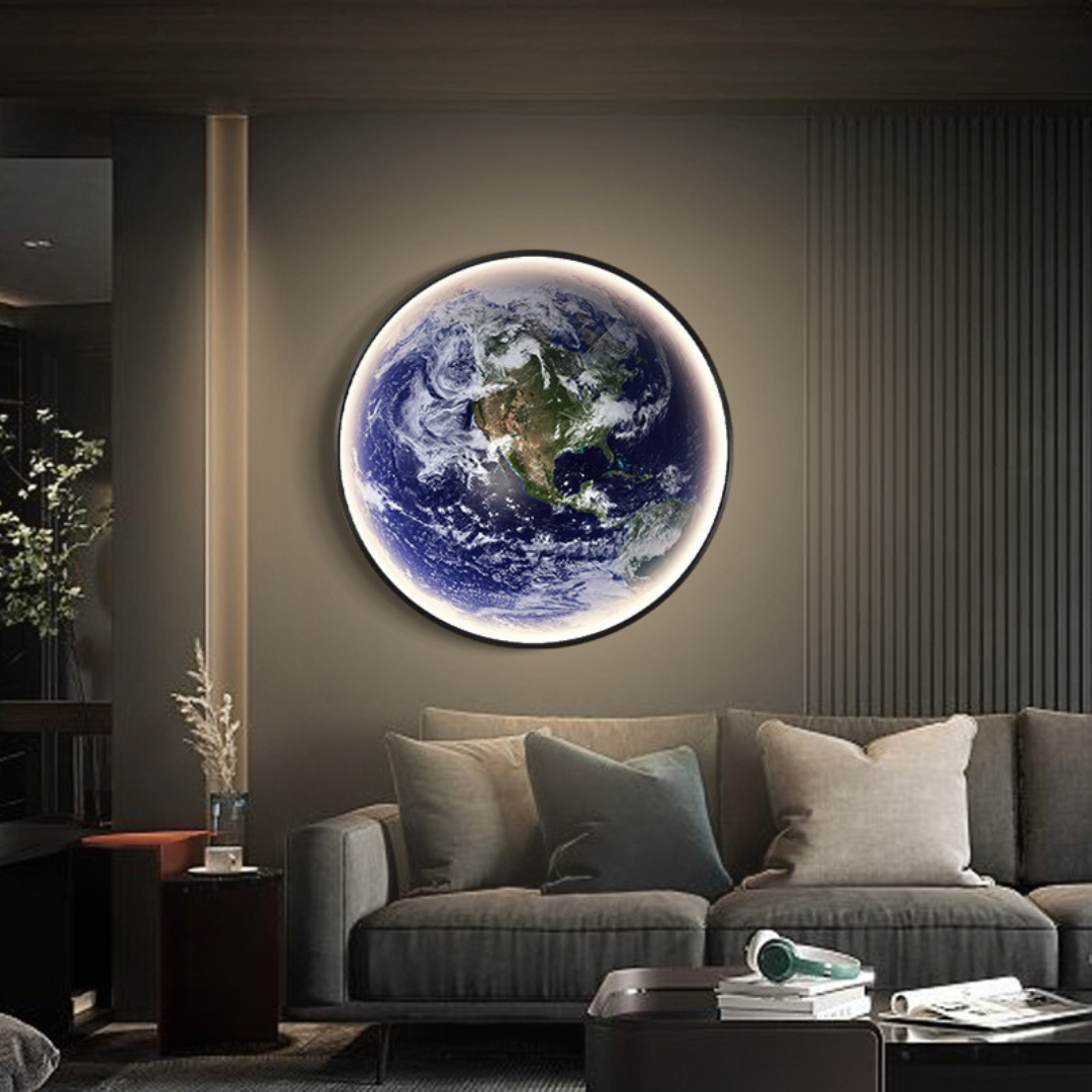 Maliben | Moon And Earth Design Led Wall Lamp