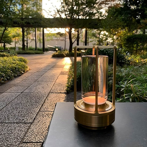 Maliben | Auralight Wireless Table Lamp Crystal Glass Touch Control